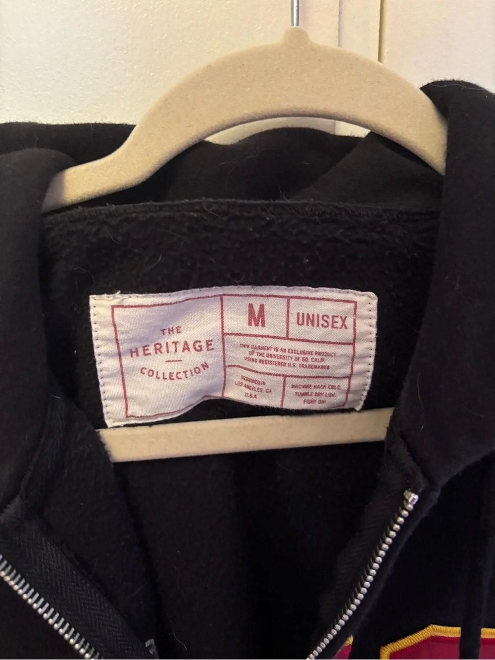 USC Official Bookstore Black Zip-Up Hoodie